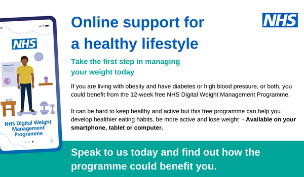 NHS Digital Weight Management Programme | Thornaby 